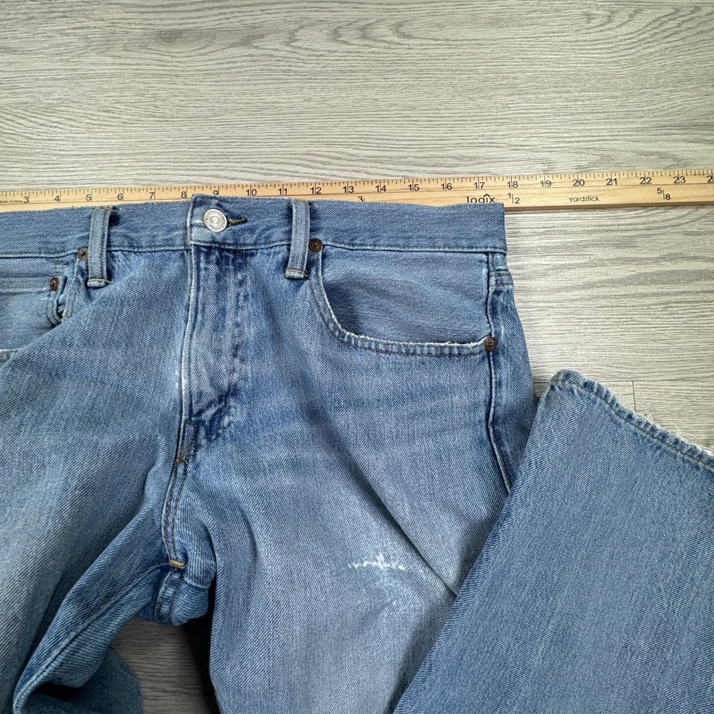Polo Ralph Lauren Men's Jeans Straight Distressed Blue 34x30 Denim Stretch - Picture 6 of 9